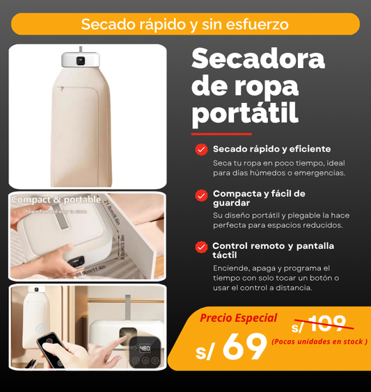 Secadora Ropa Pórtatil